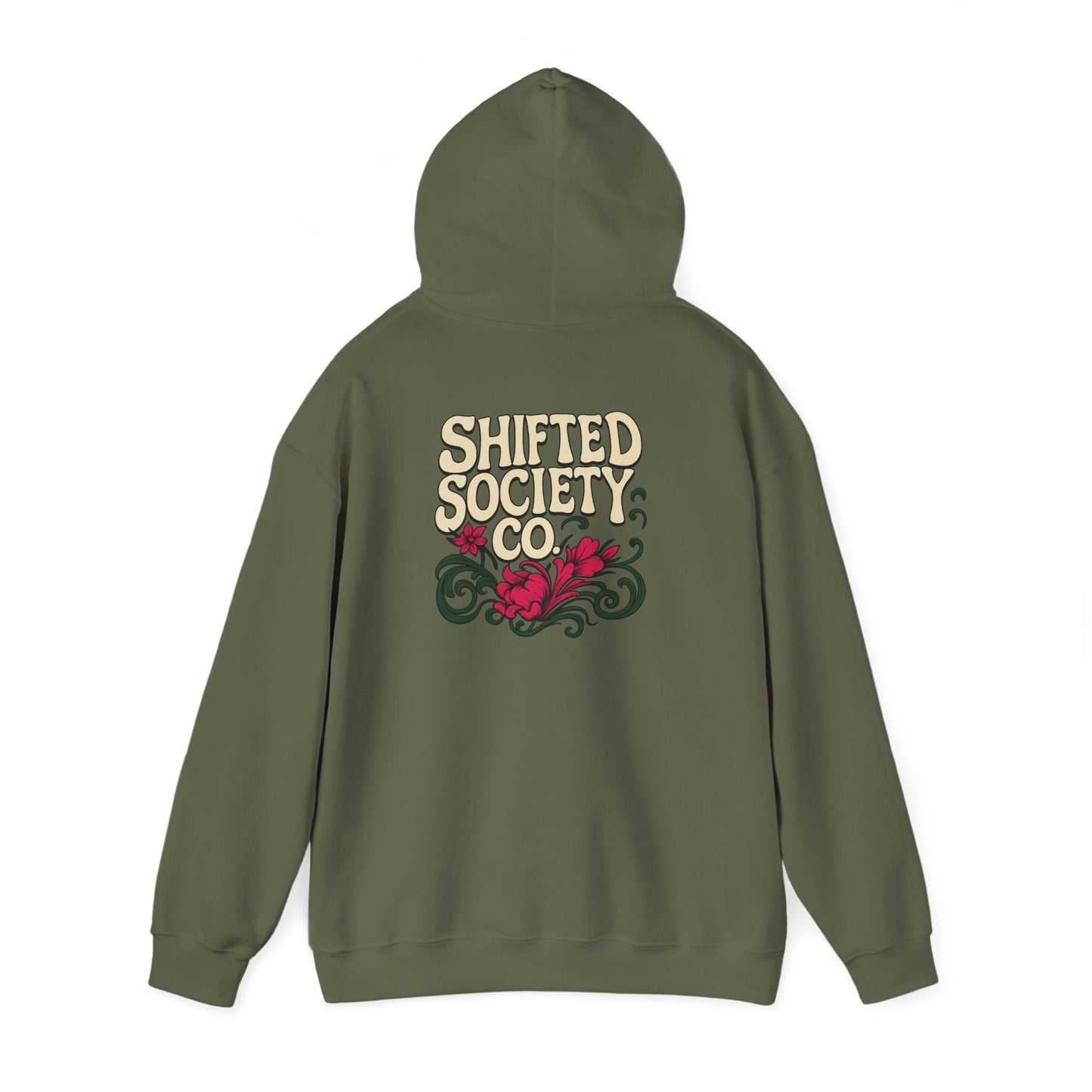 Shifted Floral Hoodie
