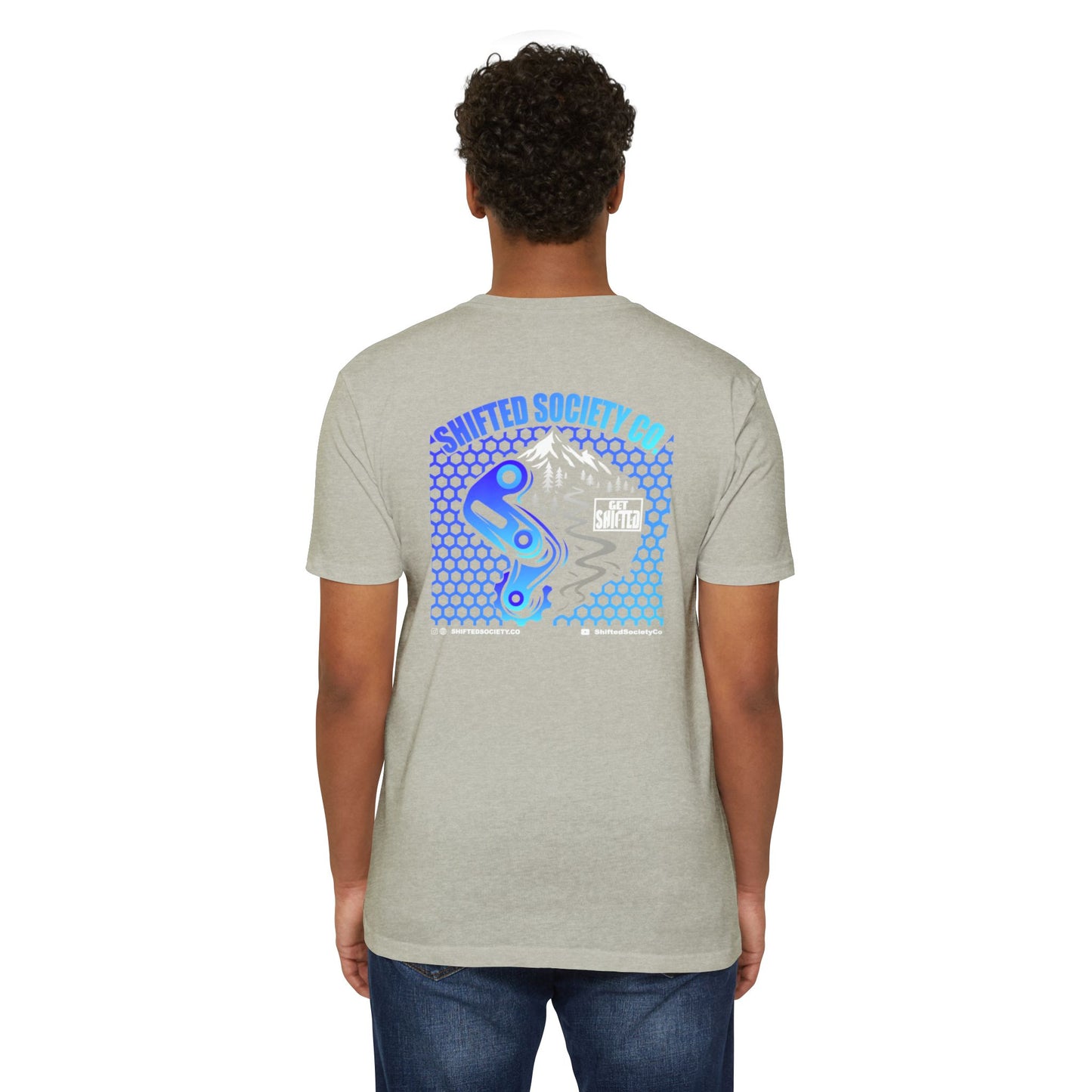 Shifted Blue Derailleur Tee