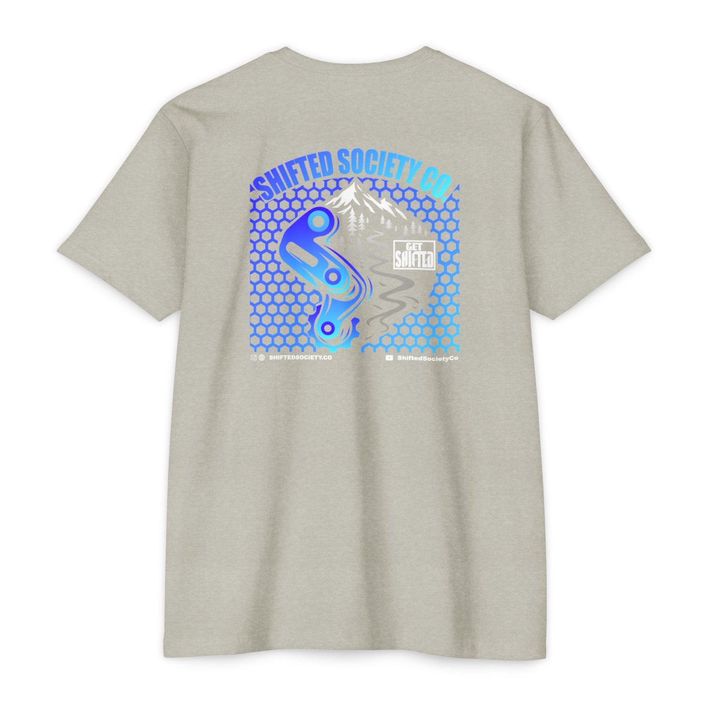 Shifted Blue Derailleur Tee