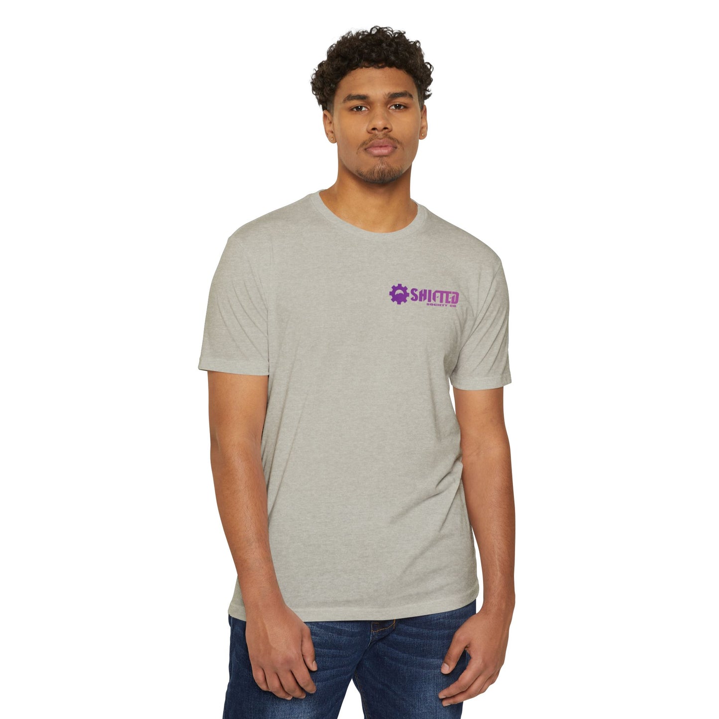 Shifted Purple Derailleur Tee
