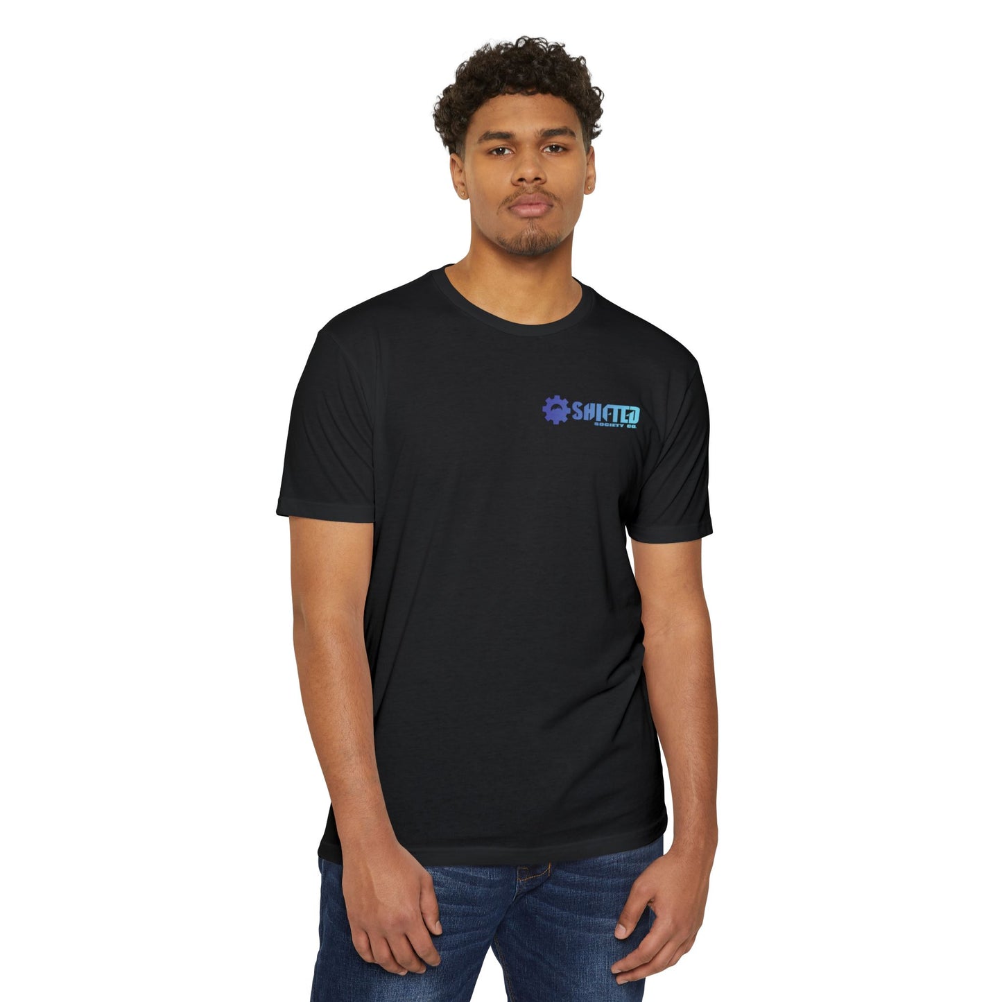Shifted Blue Derailleur Tee