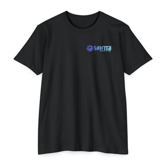Shifted Blue Derailleur Tee