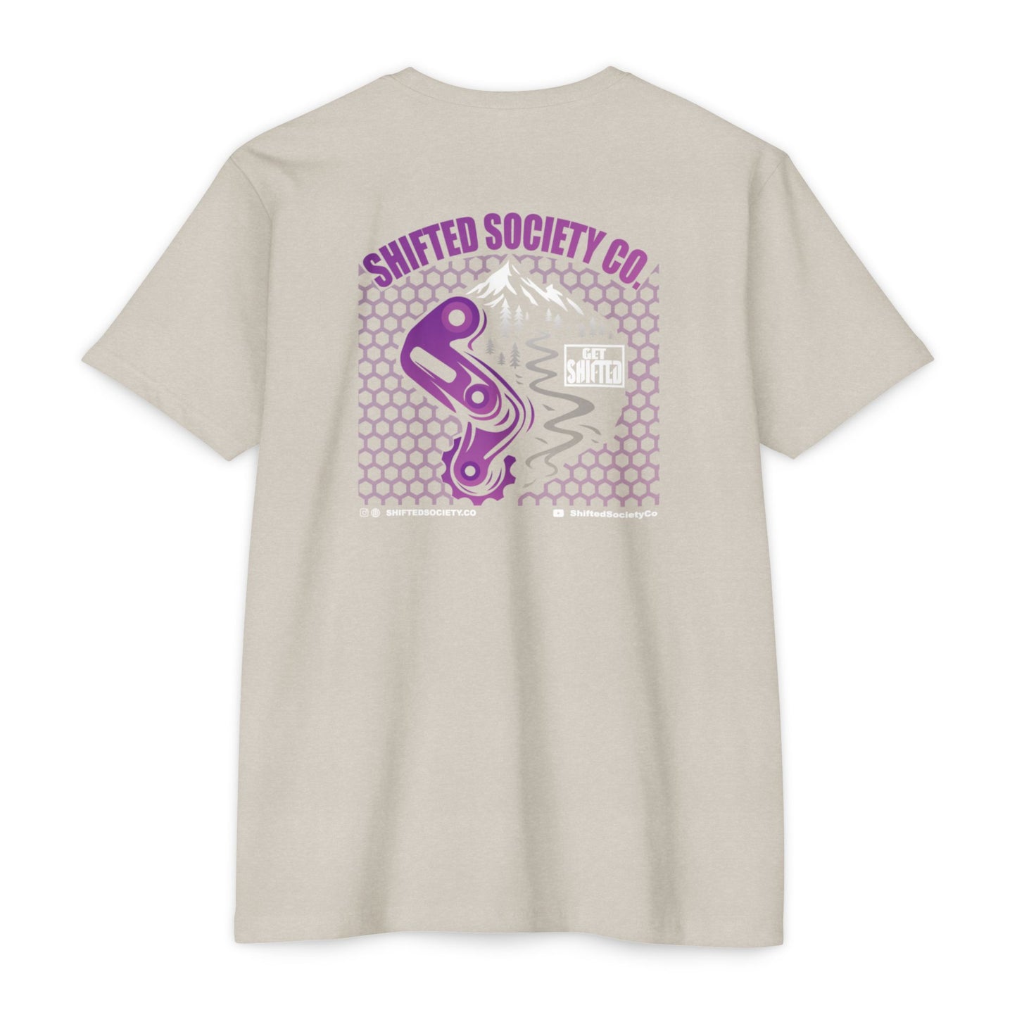 Shifted Purple Derailleur Tee