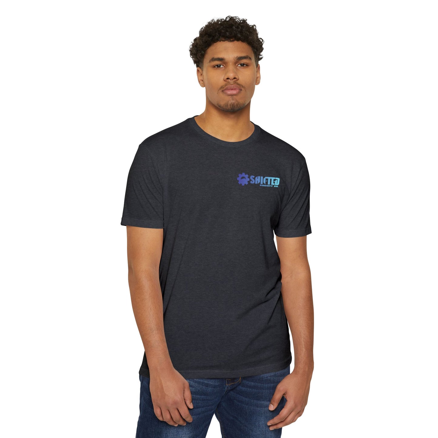 Shifted Blue Derailleur Tee