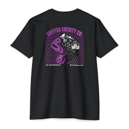 Shifted Purple Derailleur Tee