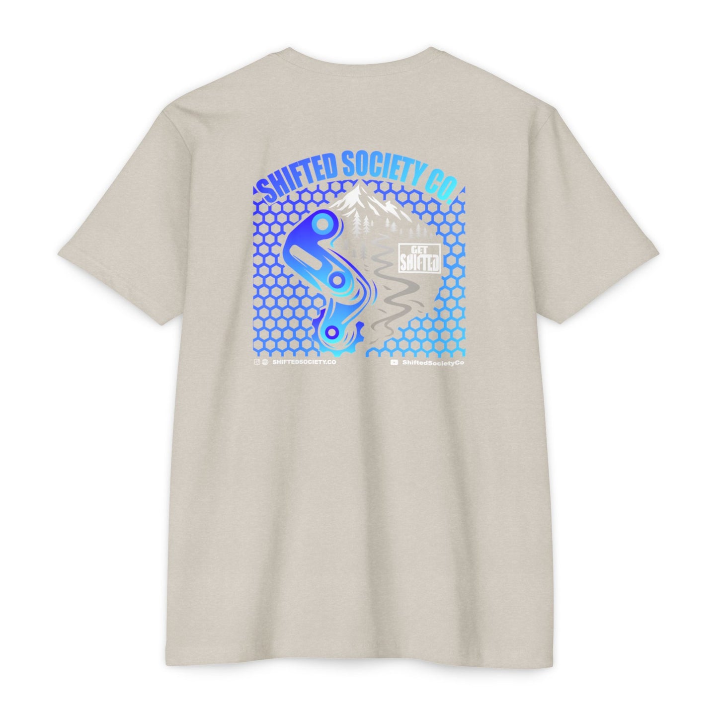 Shifted Blue Derailleur Tee