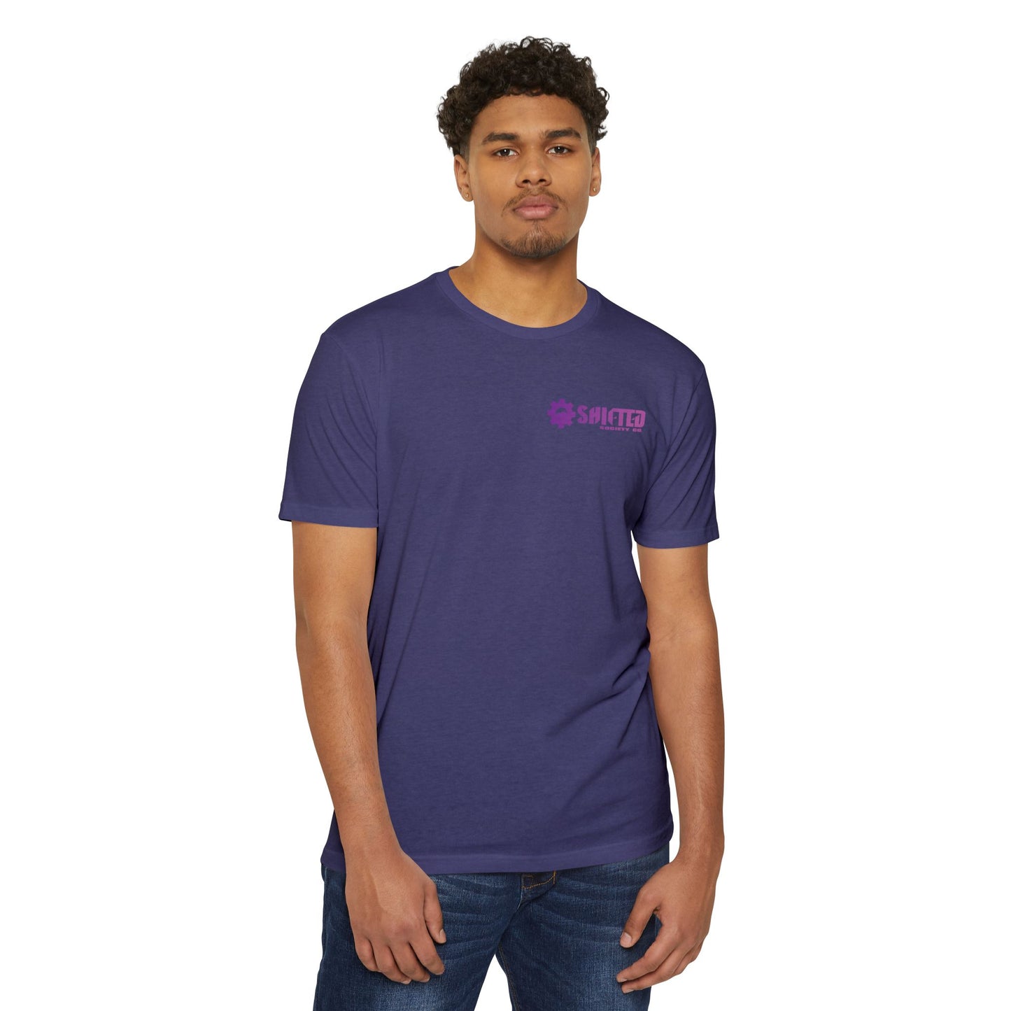 Shifted Purple Derailleur Tee