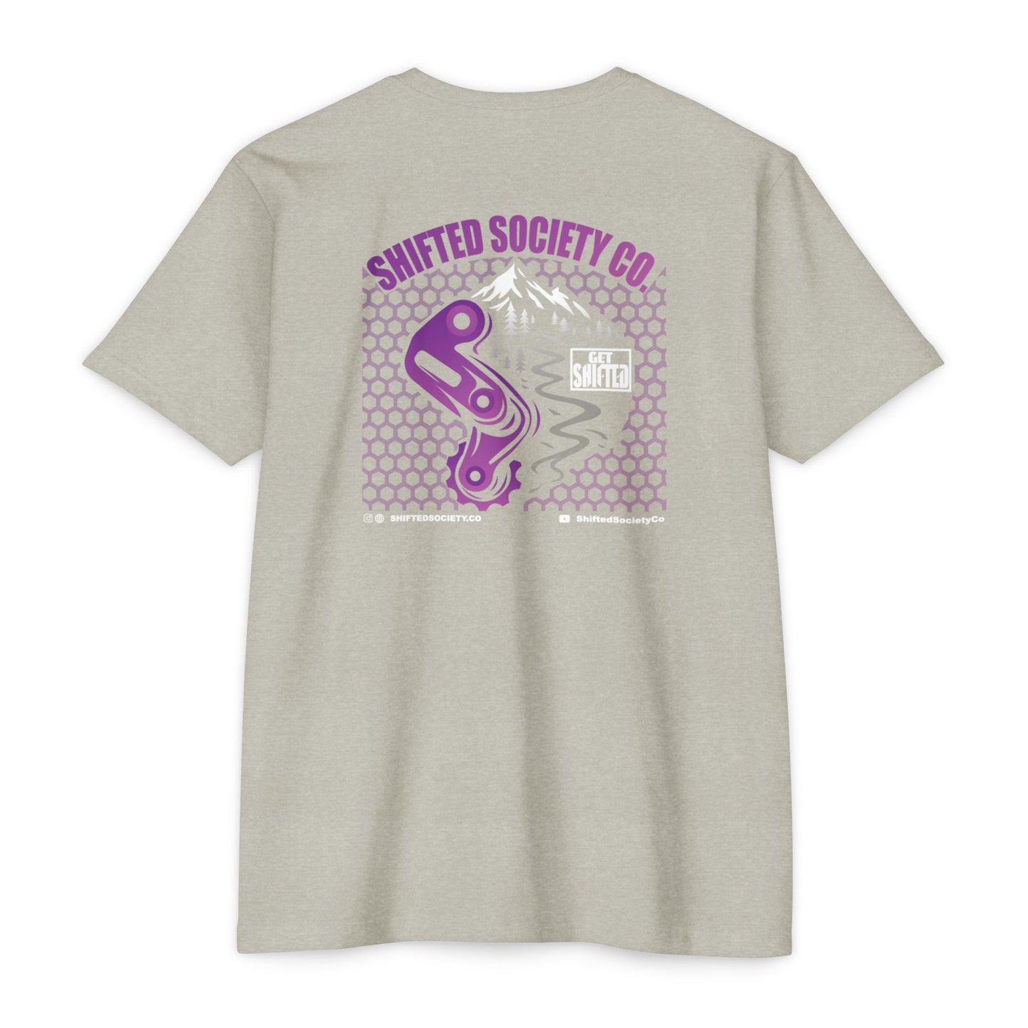 Shifted Purple Derailleur Tee