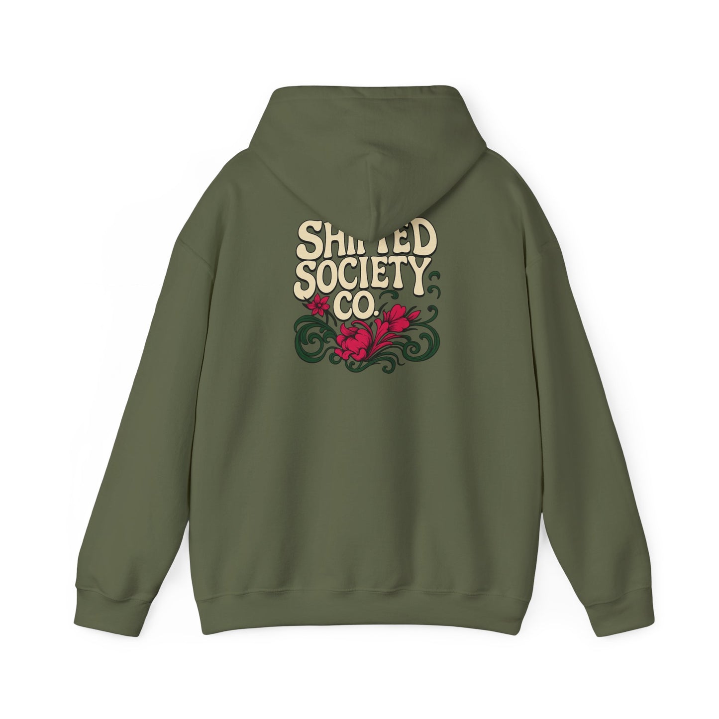 Shifted Floral Hoodie