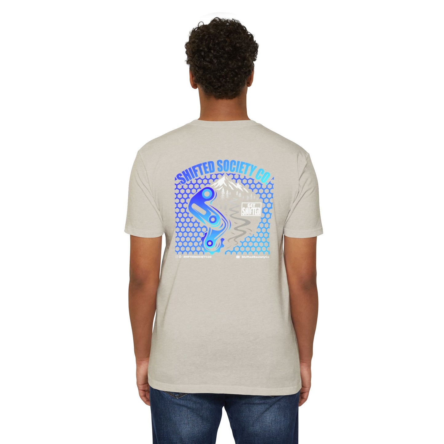 Shifted Blue Derailleur Tee