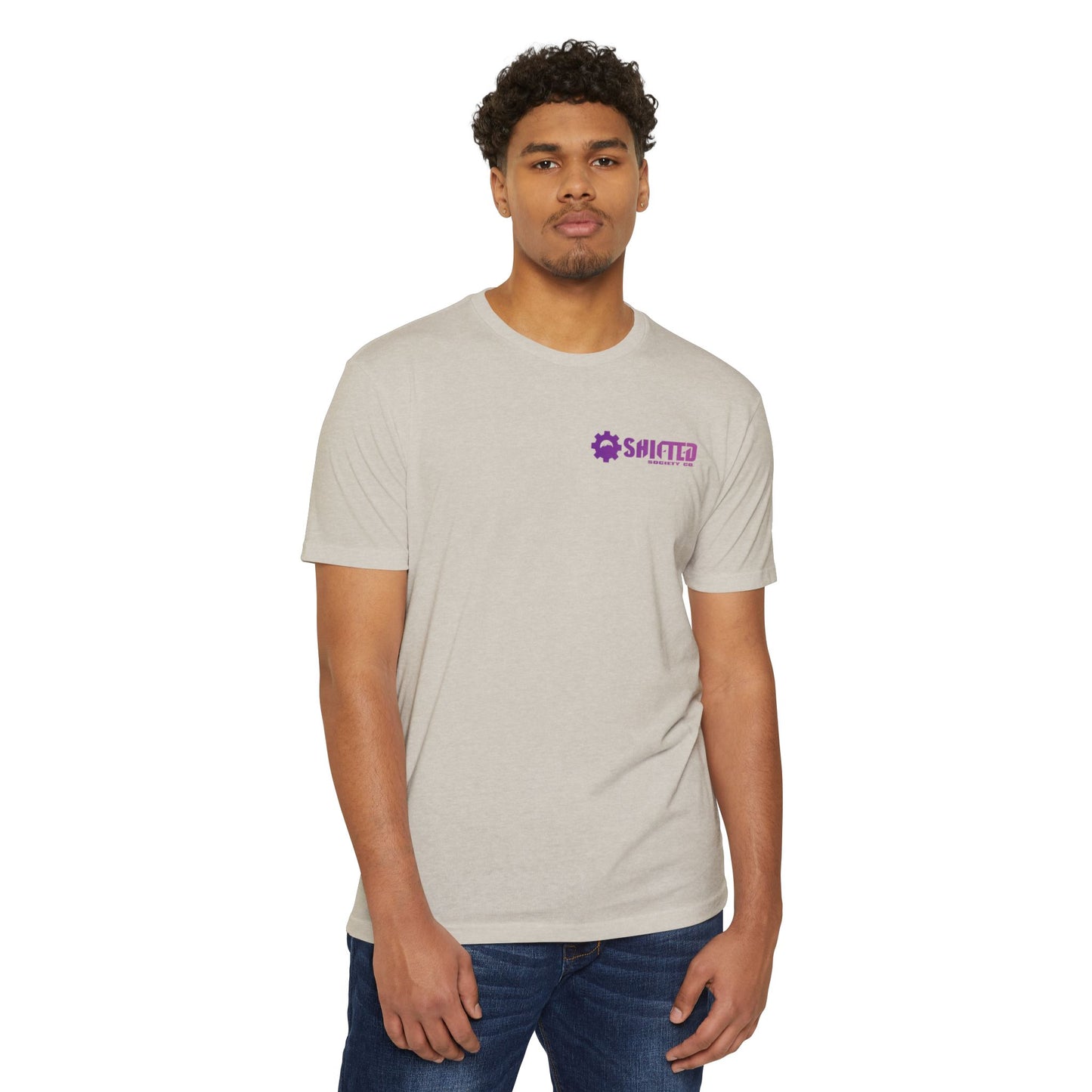 Shifted Purple Derailleur Tee