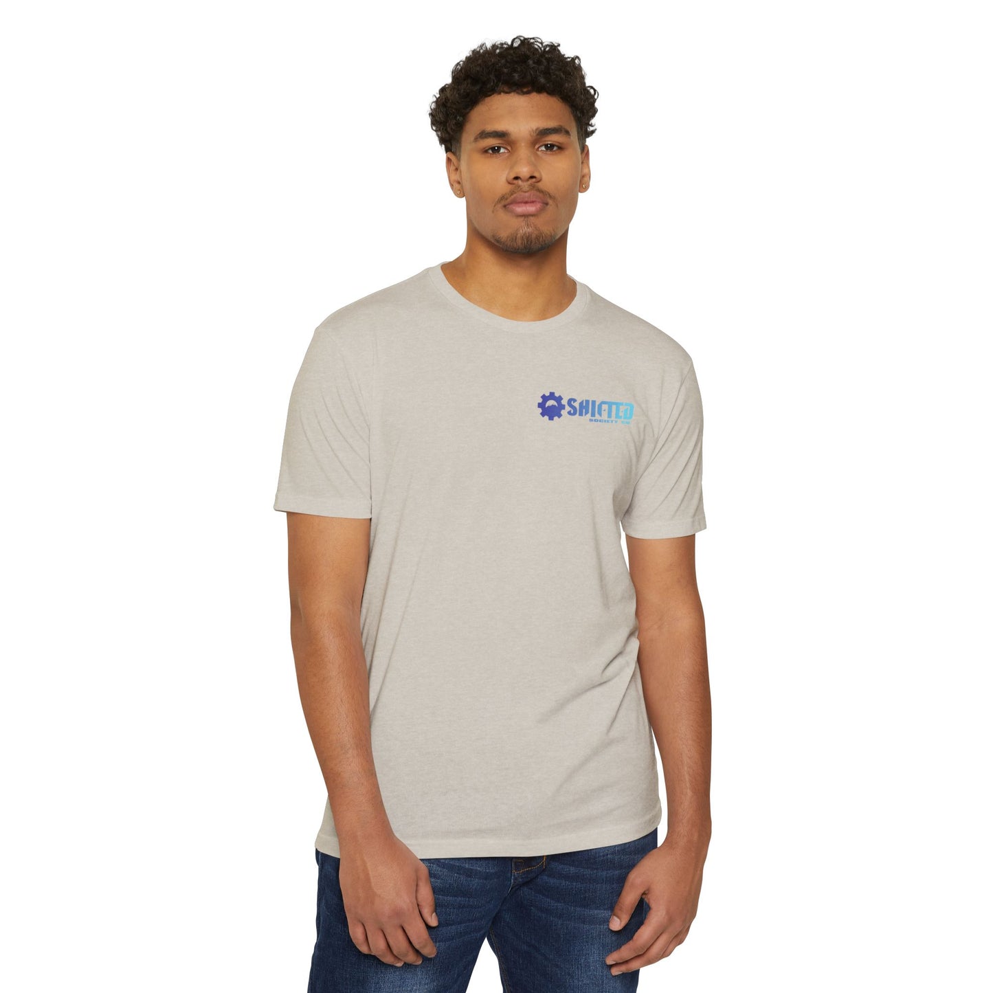 Shifted Blue Derailleur Tee